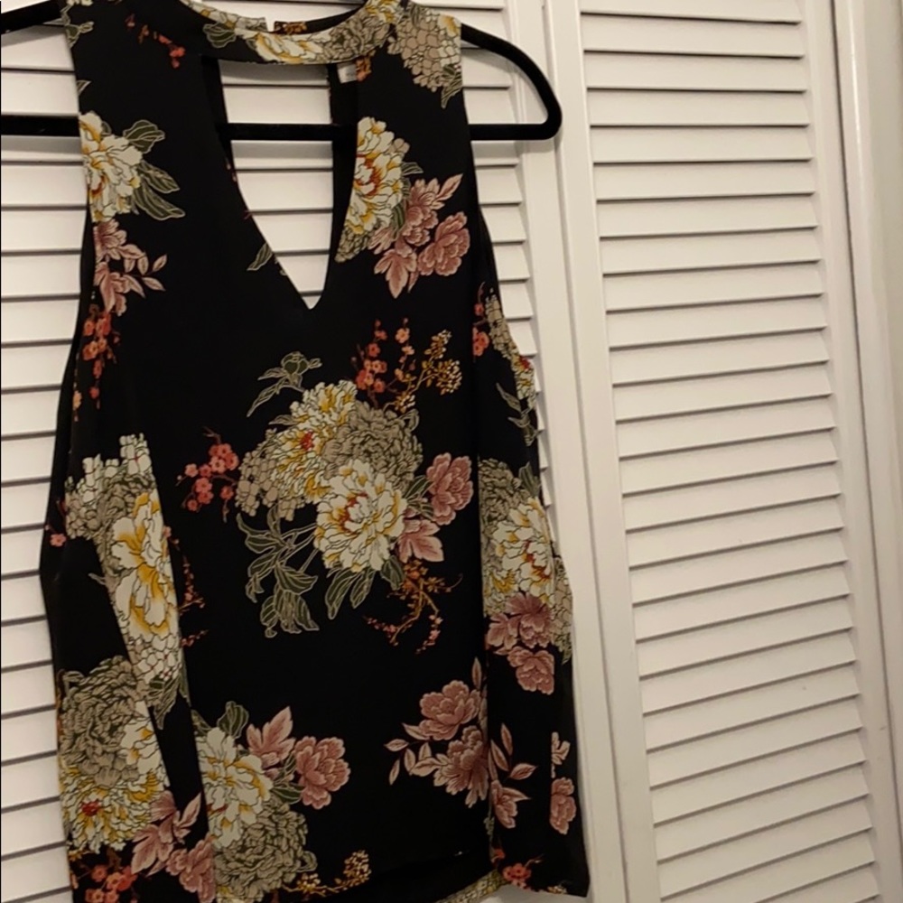 High neck tank blouse